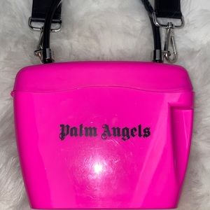Palm Angels Padlock Shoulder Bag (Hot Pink)